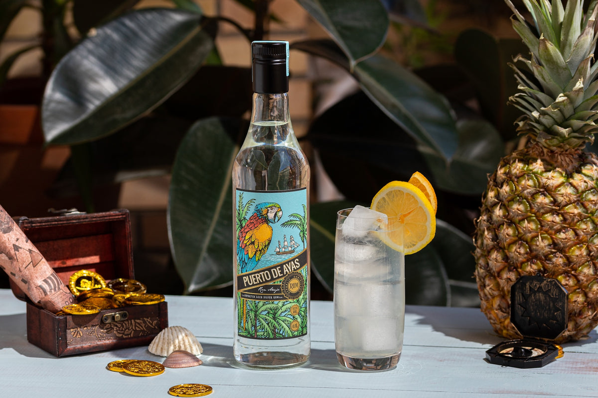 Puerto de Ayas, weißer Rum Anejo. 0,7 l, 37,5 %vol.