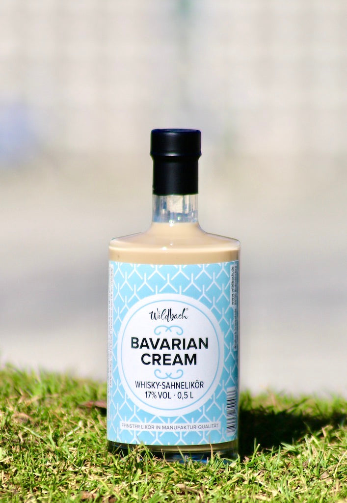 Bavarian Cream "Wildbach". Whisky Likör mit Sahne aus Bayern. 0,5l, Alk. 17% Vol.