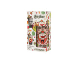 Geschenkverpackung des Capitán Fresón Tequila Likörs mit Erdbeeren und Sahne, enthält eine Flasche und zwei Gläser,.