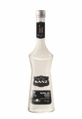 Kokosmilch Sirup Sanz 0,7L in eleganter Flasche mit schwarzem Etikett