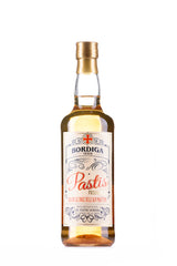 Flasche Bordiga 1888 Pastis Provençal Likör, 70cl, mit goldener Kappe und dekorativem Etikett im klassischen Stil