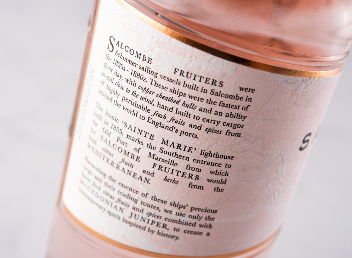 Salcombe Gin Rosé Sainte Marie Geschichte