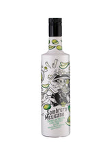 Melon-Tequila Likör Sombrero Mexicano (0,7l) mit Sahne und dekorativer Flasche, inspiriert von La Catrina, 15 % Vol.